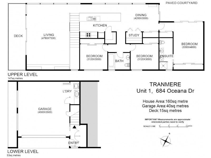 1/684 Oceana Drive, Tranmere TAS 7018 Floorplan