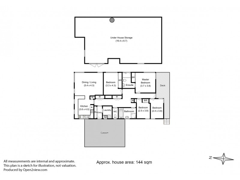 2A Carita Road, Blackmans Bay TAS 7052 Floorplan
