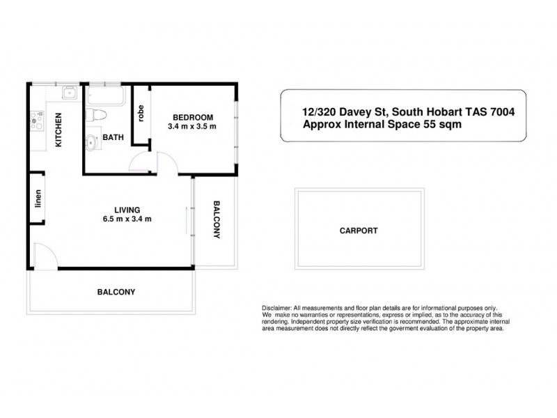 12 320A Davey Street, South Hobart TAS 7004 Floorplan