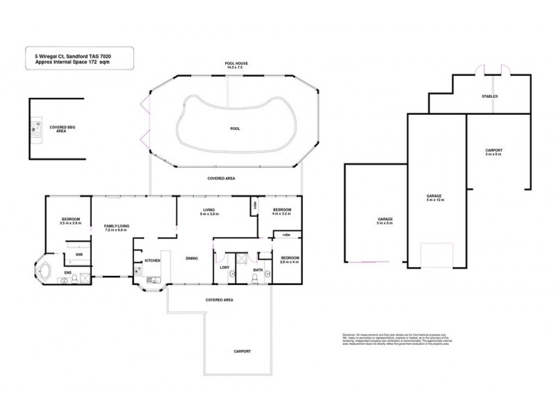 5 Wiregai Court, Sandford TAS 7020 Floorplan