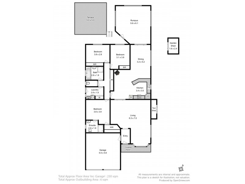 7 Iris Court, Kingston TAS 7050 Floorplan