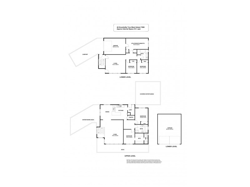 40 Knocklofty Terrace, West Hobart TAS 7000 Floorplan