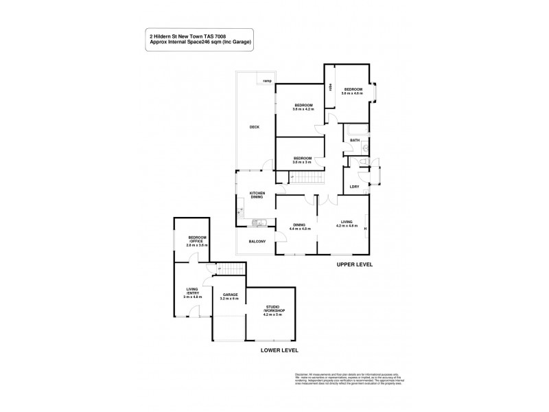 2 Hildern Street, New Town TAS 7008 Floorplan