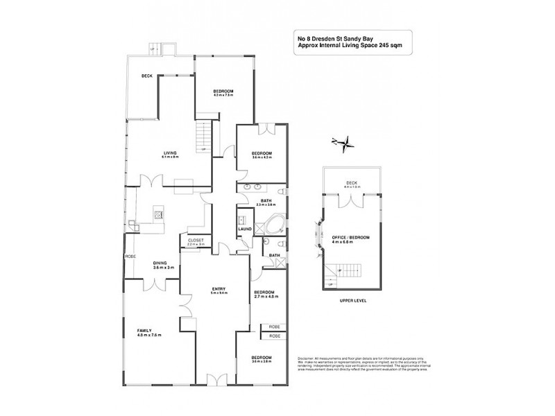 8 Dresden Street, Sandy Bay TAS 7005 Floorplan