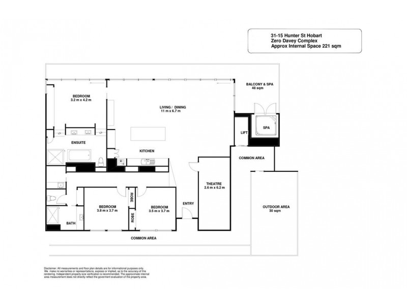 Hobart TAS 7000 Floorplan