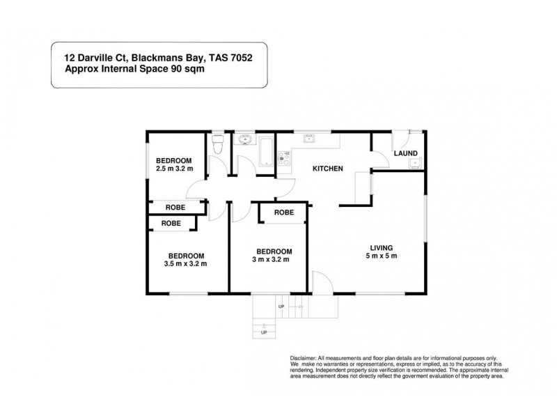 12 Darville Court, Blackmans Bay TAS 7052 Floorplan