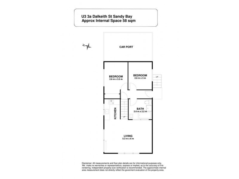 3/12 Dalkeith Court, Sandy Bay TAS 7005 Floorplan