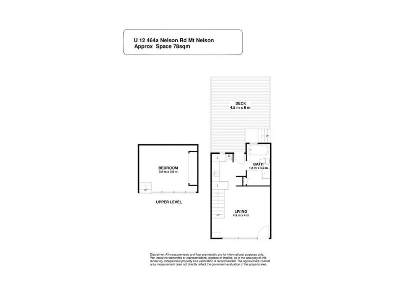 12/464a Nelson Road, Mount Nelson TAS 7007 Floorplan