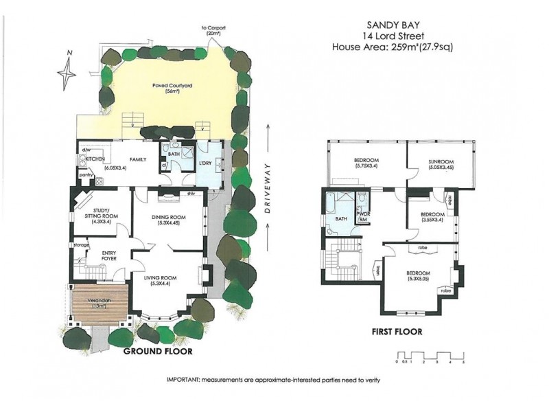 14A Lord Street, Sandy Bay TAS 7005 Floorplan