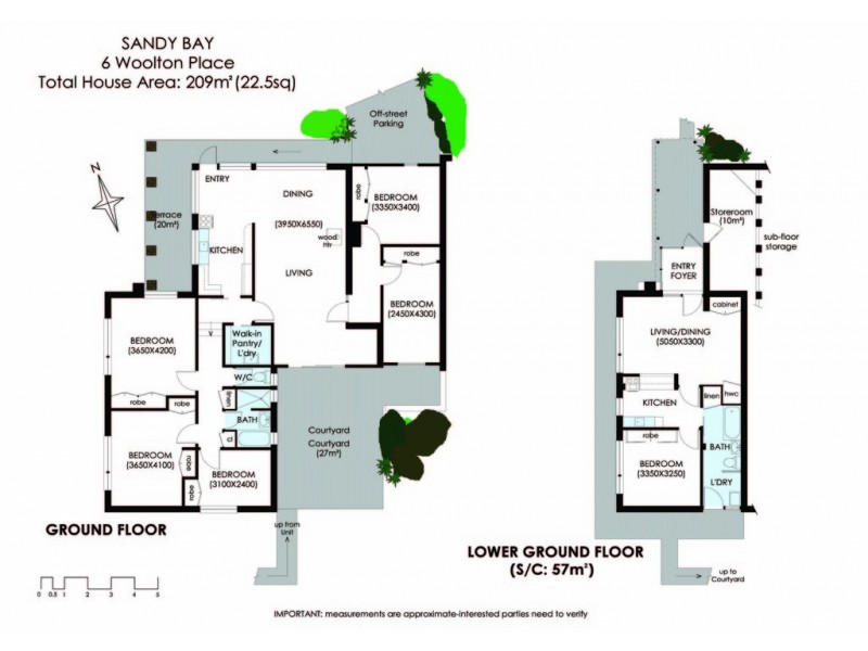 6 Woolton Place, Sandy Bay TAS 7005 Floorplan