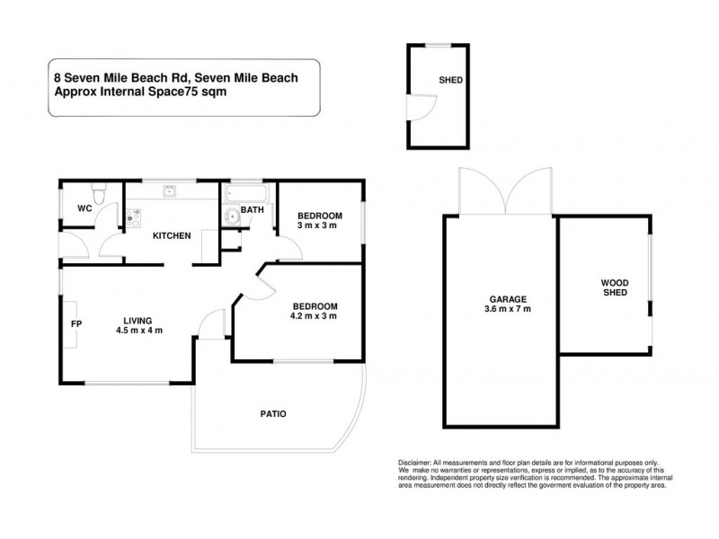 8 Seven Mile Beach Road, Seven Mile Beach TAS 7170 Floorplan