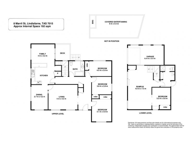 8 Marril Street, Lindisfarne TAS 7015 Floorplan