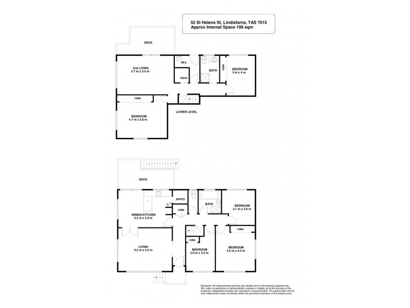 52 St Helens Street, Lindisfarne TAS 7015 Floorplan