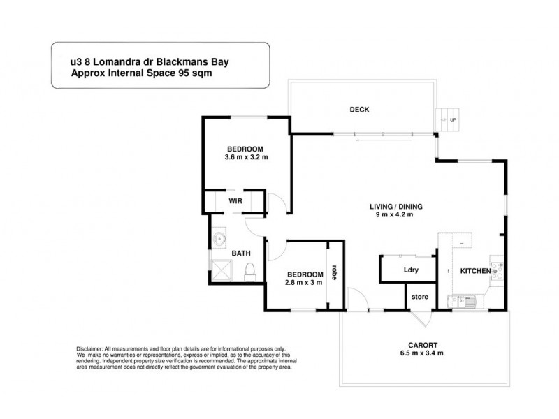 3 / 8-10 Lomandra Drive, Blackmans Bay TAS 7052 Floorplan