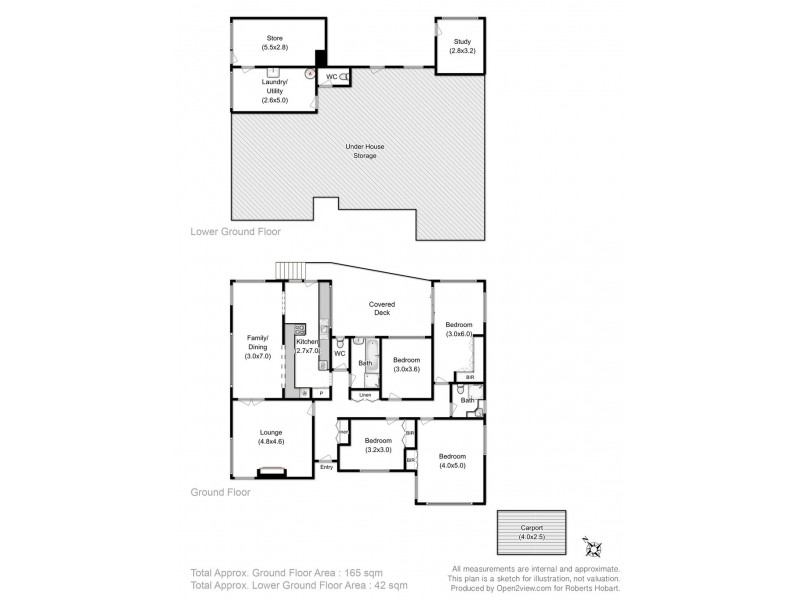 12 Roslyn Avenue, Kingston Beach TAS 7050 Floorplan