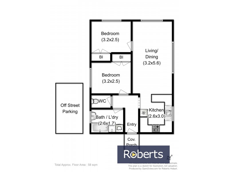 5/13 Fleming Street, Glenorchy TAS 7010 Floorplan