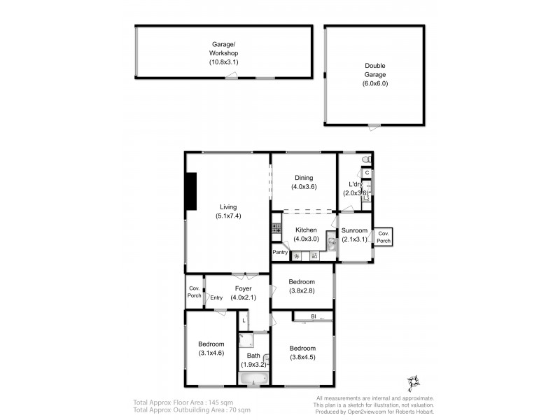 7 Oak Street, Huonville TAS 7109 Floorplan