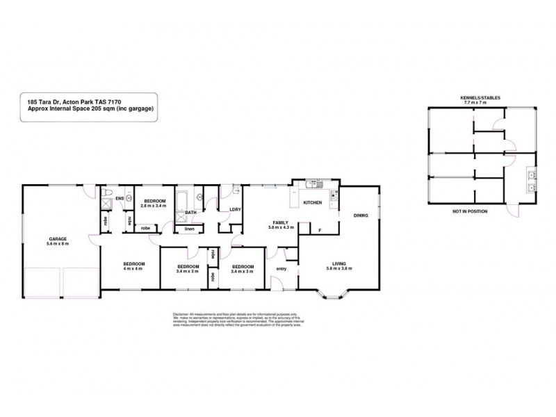185 Tara Drive, Acton Park TAS 7170 Floorplan
