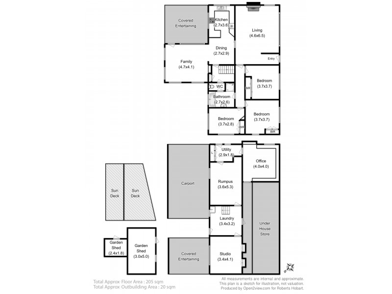 8 Orana Place, Taroona TAS 7053 Floorplan