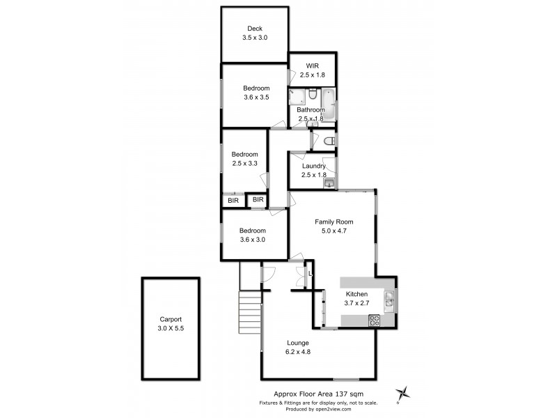 34 Woodlands Drive, Blackmans Bay TAS 7052 Floorplan