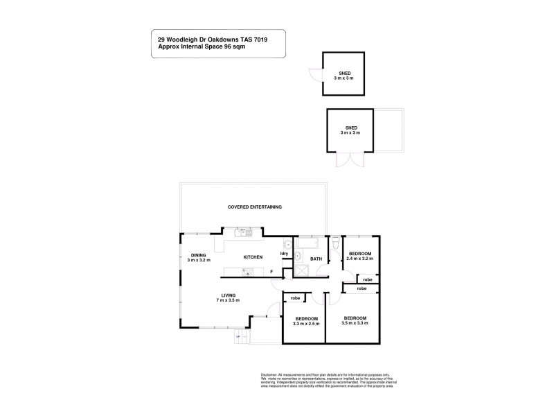 29 Woodleigh Drive, Oakdowns TAS 7019 Floorplan