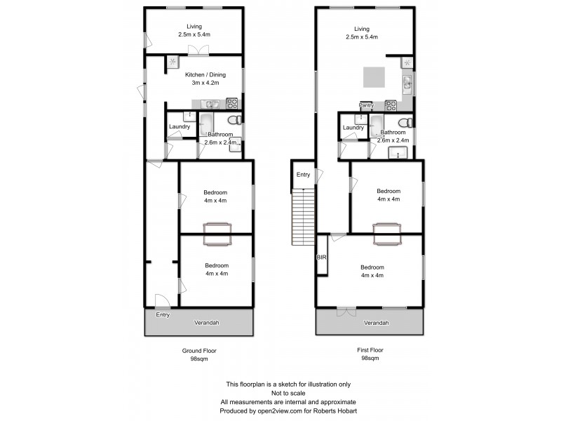 46 King Street, Sandy Bay TAS 7005 Floorplan