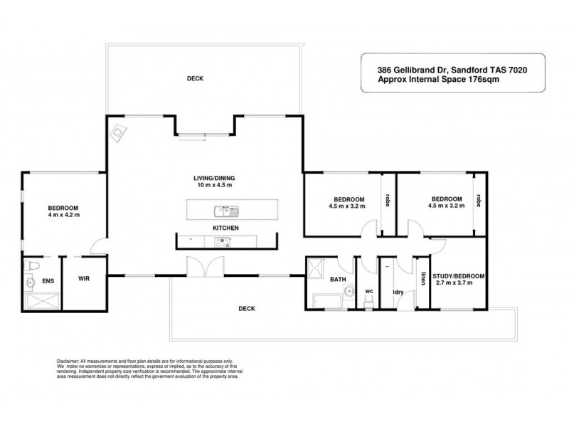 386 Gellibrand Drive, Sandford TAS 7020 Floorplan