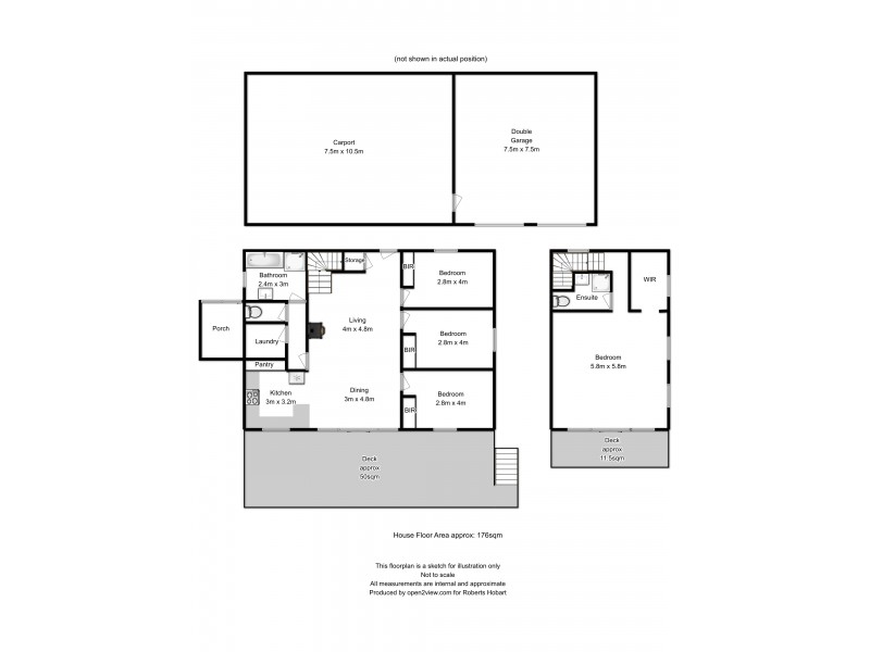 242 North Yarlington Road, Colebrook TAS 7027 Floorplan