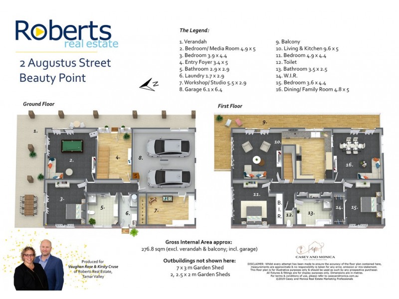 2 Augustus Street, Beauty Point TAS 7270 Floorplan