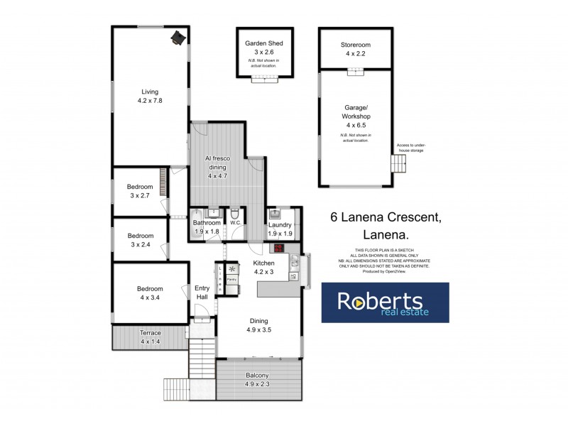 6 Lanena Crescent, Lanena TAS 7275 Floorplan