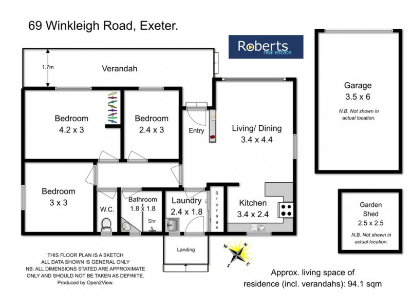 69 Winkleigh Road, Exeter TAS 7275 Floorplan