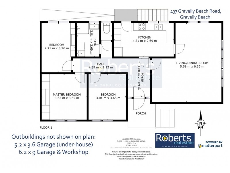 437 Gravelly Beach Road, Gravelly Beach TAS 7276 Floorplan