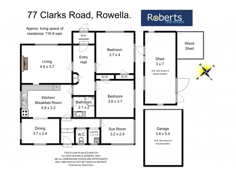 77 Clarks Road, Rowella TAS 7270 Floorplan