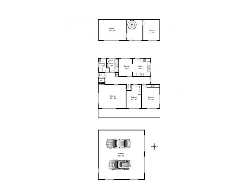 126 Kayena Rd, Kayena TAS 7270 Floorplan