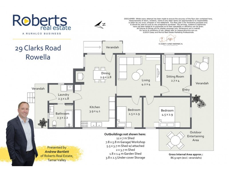 29 Clarks Road, Rowella TAS 7270 Floorplan