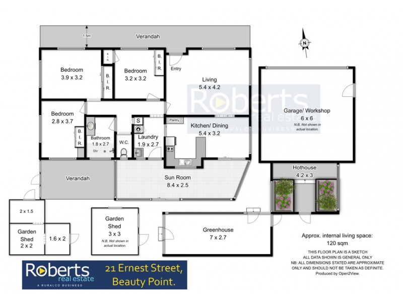 21 Ernest Street, Beauty Point TAS 7270 Floorplan