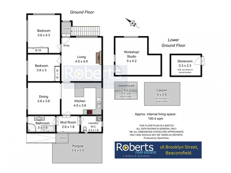 16 Brooklyn Street, Beaconsfield TAS 7270 Floorplan