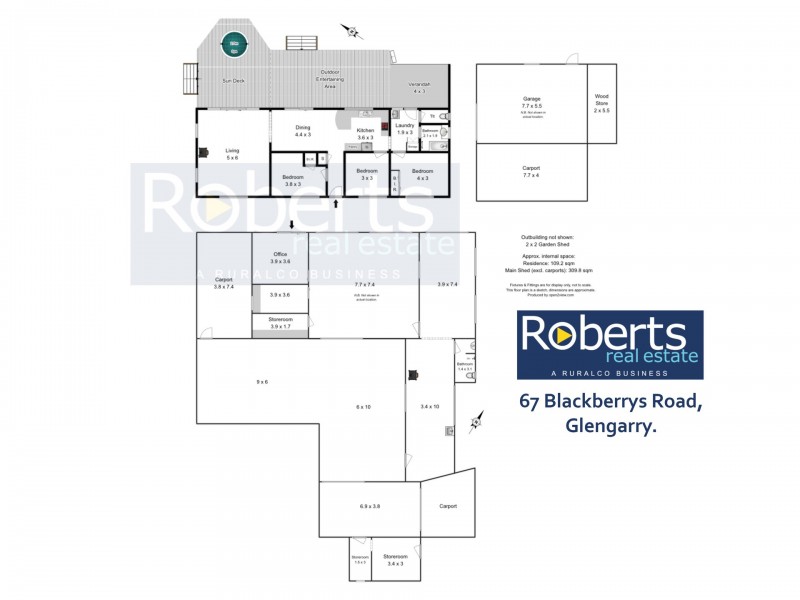 67 Blackberrys Road, Glengarry TAS 7275 Floorplan