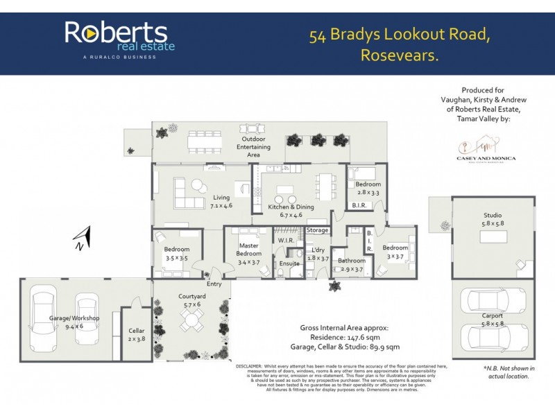 54 Bradys Lookout Road, Rosevears TAS 7277