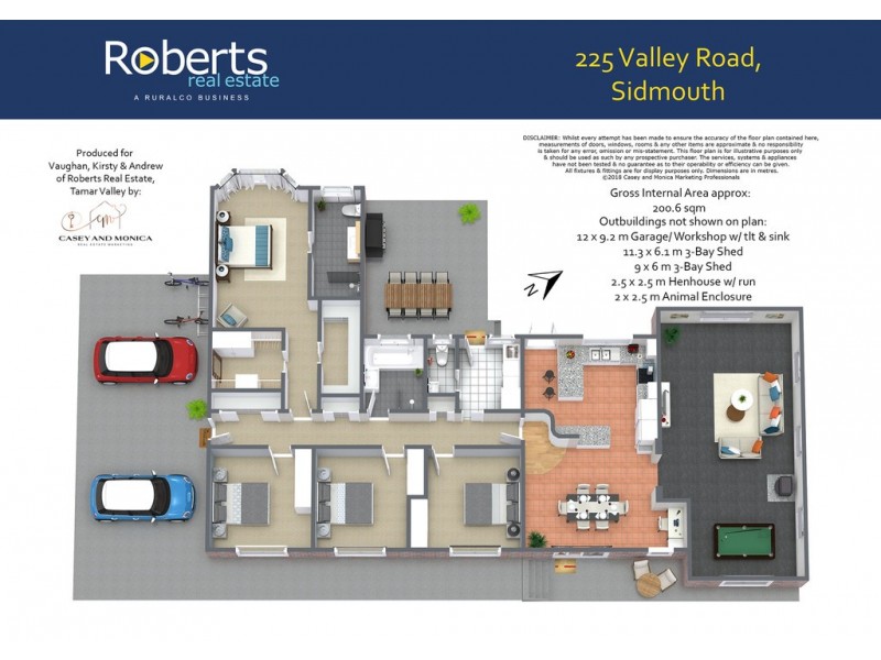 225 Valley Road, Sidmouth TAS 7270 Floorplan