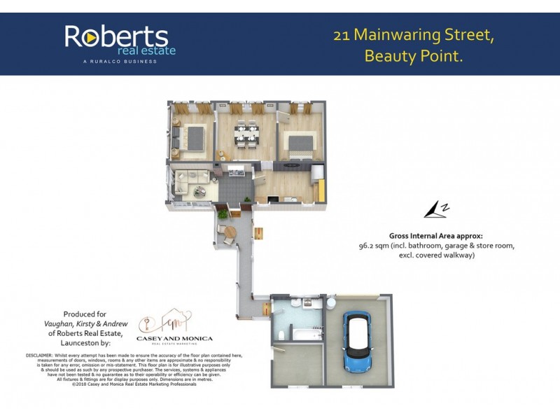 21 Mainwaring Street, Beauty Point TAS 7270 Floorplan
