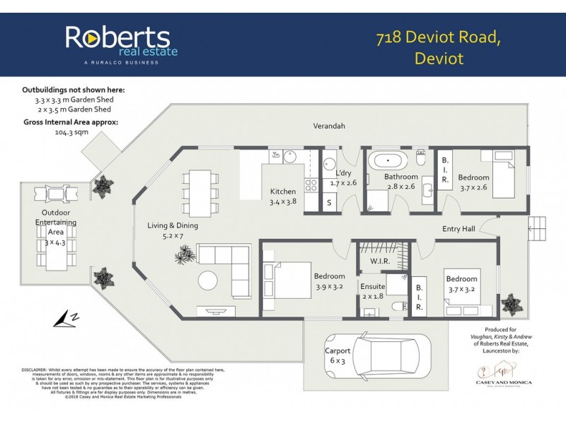 718 Deviot Road, Deviot TAS 7275 Floorplan