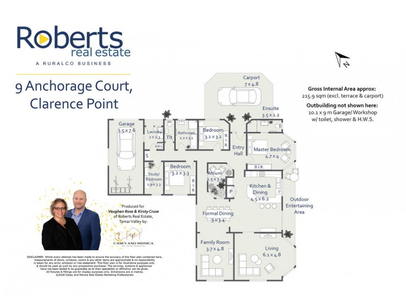 9 Anchorage Court, Clarence Point TAS 7270 Floorplan