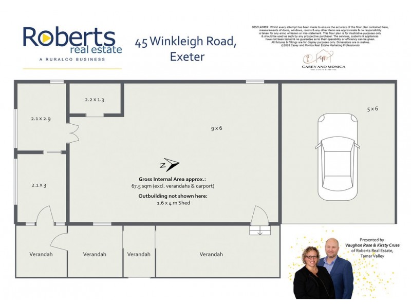 45 Winkleigh Road, Exeter TAS 7275 Floorplan