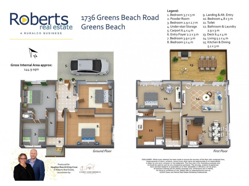 1736 Greens Beach Road, Greens Beach TAS 7270 Floorplan