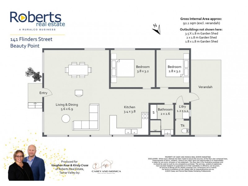141 Flinders Street, Beauty Point TAS 7270 Floorplan