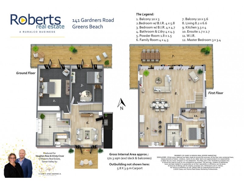 141 Gardners Road, Greens Beach TAS 7270 Floorplan