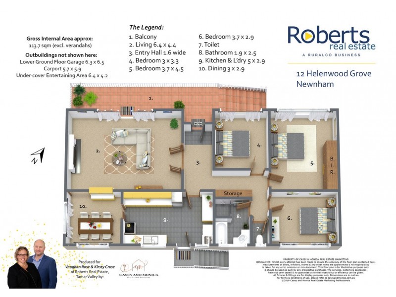 12 Helenwood Grove, Newnham TAS 7248 Floorplan