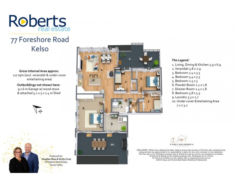 77 Foreshore Road, Kelso TAS 7270 Floorplan