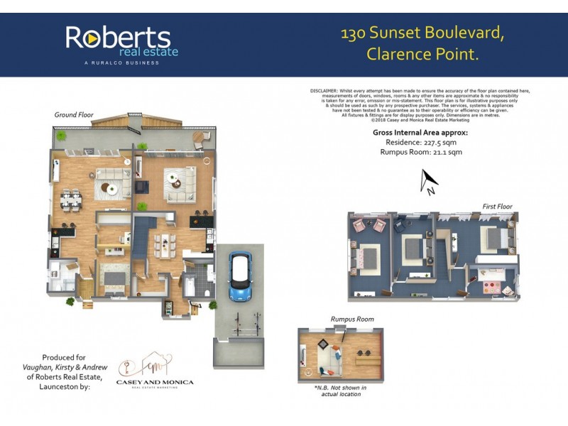 130 Sunset Boulevard, Clarence Point TAS 7270 Floorplan